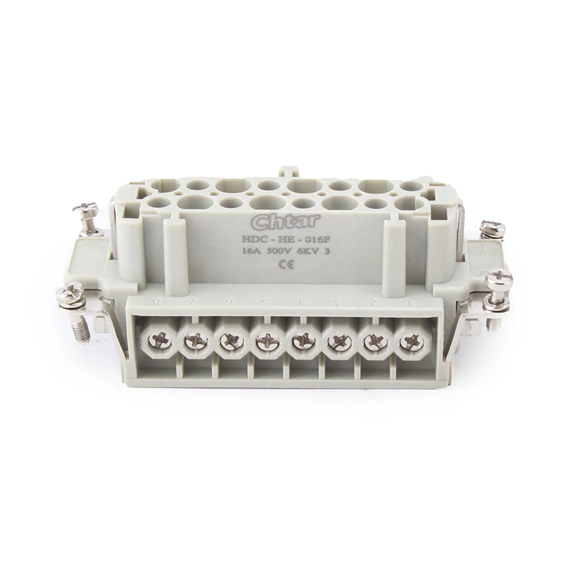 M/F 16 ピンインサートヘビーデューティコネクタ