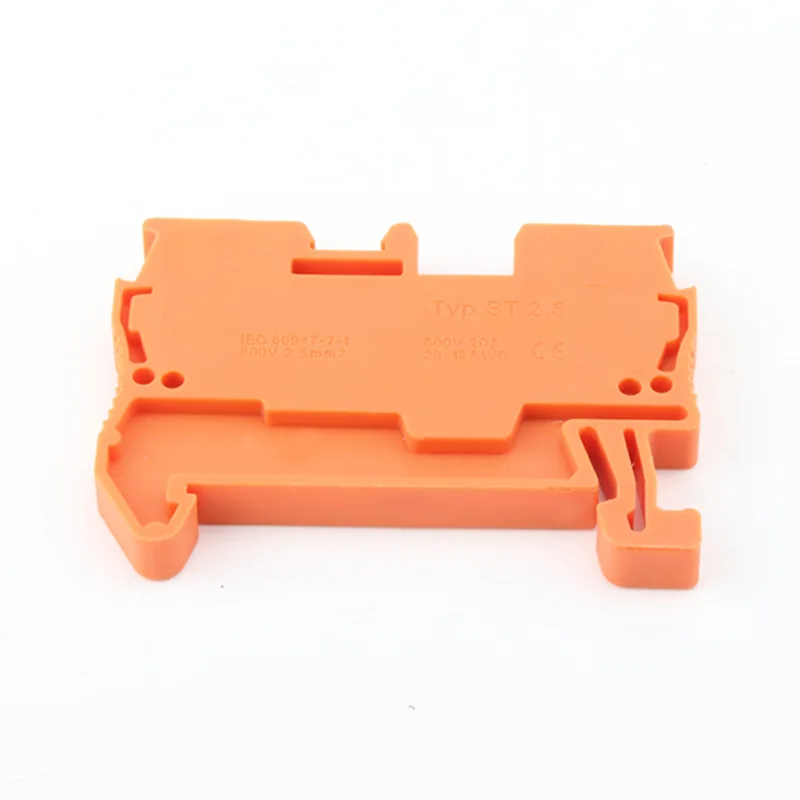 ST 2.5 スプリング DIN レール端子台